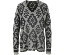 Pullover mit V-Ausschnitt