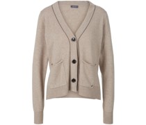 Strickjacke mit V-Ausschnitt