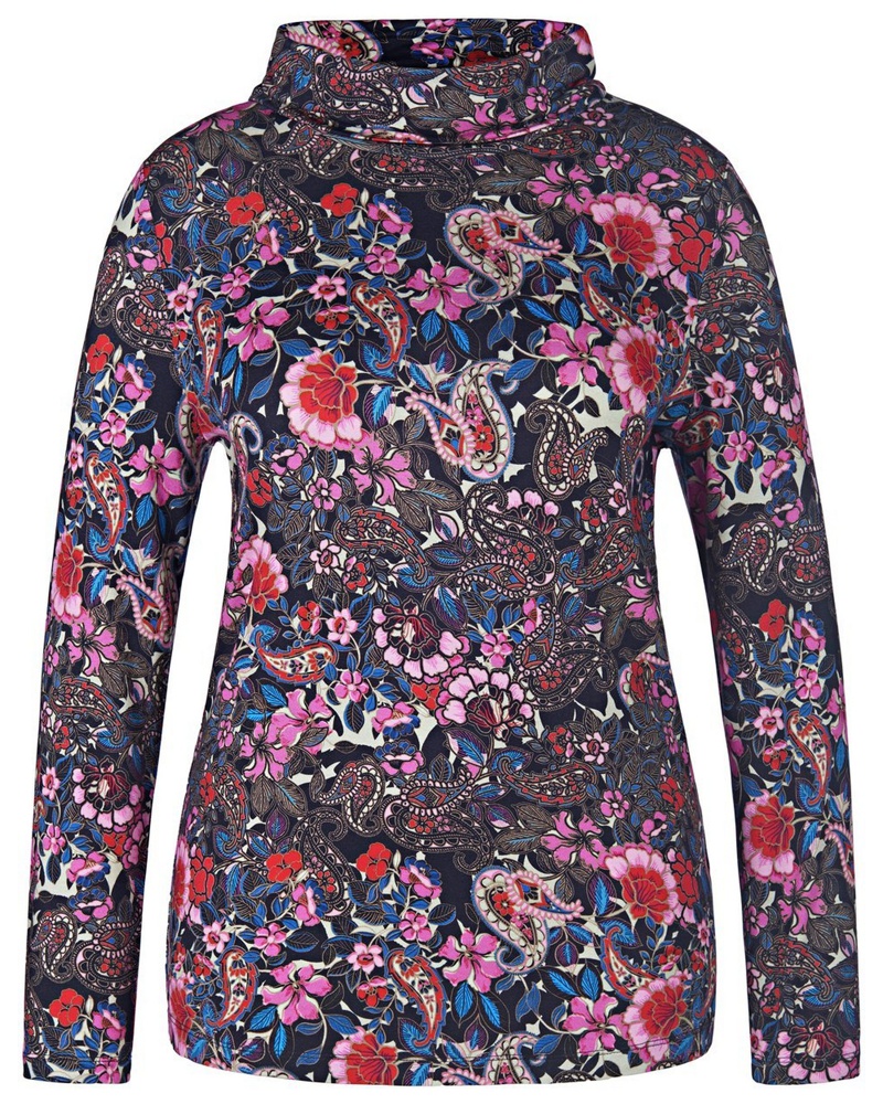 Anna Aura Damen Shirt mit lockerem Rollkragen
