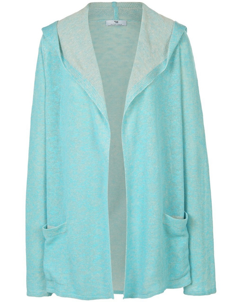 Peter Hahn Damen Kapuzen-Strickjacke