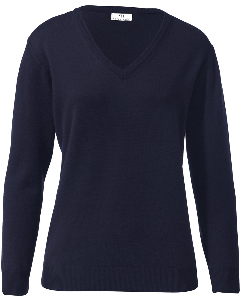 Peter Hahn Damen V-Pullover aus 100% Schurwolle Pure Tasmanian Wool