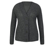 Strickjacke mit V-Ausschnitt