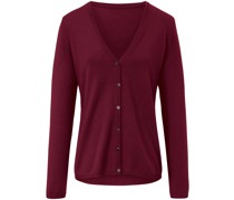 Strickjacke mit V-Ausschnitt