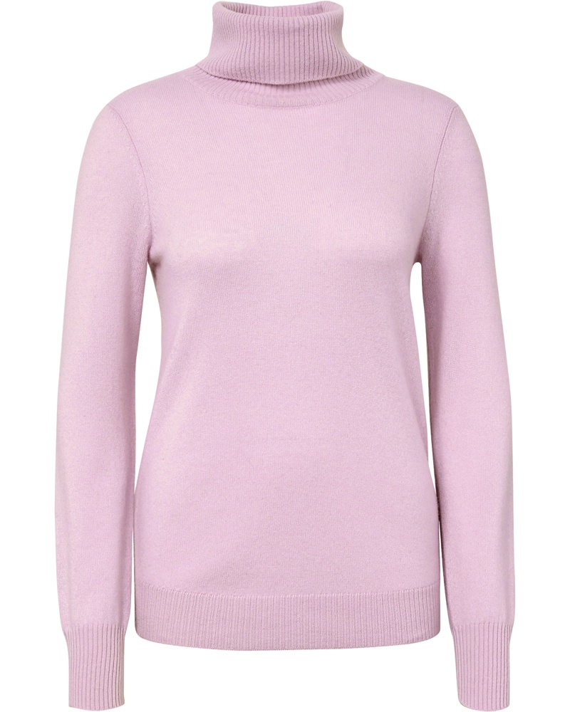Peter Hahn Damen Rollkragen-Pullover aus 100% Premium-Kaschmir