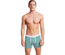 Boxer Brief "Classy Claus" Mint/Green Stripes