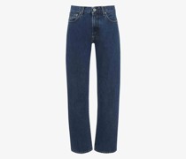 Gerade High-Rise-Jeans