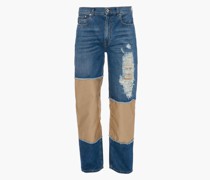 Gerade Jeans im Distressed-Look