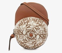 Mittelgroße Cap Jacquard-Schultertasche