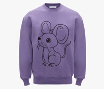 Sweatshirt mit Maus-Print