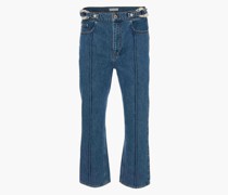 Slim-Fit-Jeans mit Kettendetail