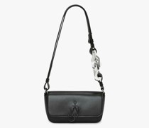 Schultertasche mit Logo-Schild