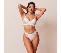 Contour Mesh BH und String/Slip Set - Weiß