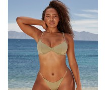 Signature Bikini Oberteil - Olivgrün