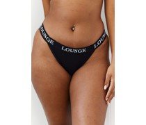 Bamboo Triangle Slip - Ganz Schwarz