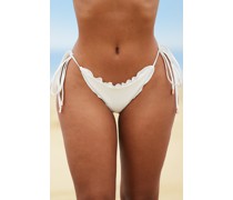 Hawaii Texturiert Bikini Slip - Crèmefarben