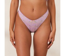 Sweet G-string - Florales Lila