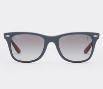 Ray-ban für Scuderia Wayfarer Liteforce Charles Leclerc - Monaco Special Edition /matt Grau Unisex Grigio Medio