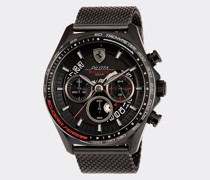 Chronograph Pilota Evo In Schwarz mit Mesh-armband Man Schwarz
