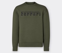 Ferrari Scuba-pullover Mit Ferrari-logo  Military-grün