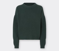 Ferrari Sweatshirt Aus Wolle Und Kaschmir Mit 3d-motiven  Dark Green