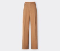 Chinohose aus Bio-baumwolle Woman Gold