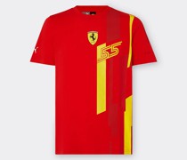 Ferrari Scuderia Ferrari Team Sainz Replika-t-shirt - Barcelona Special Edition  Rosso Corsa