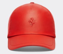 Baseballkappe mit Cavallino Rampante Unisex Rosso Corsa