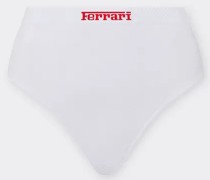 Ferrari Culotte-shorts Aus Strick  Optisch Weiss