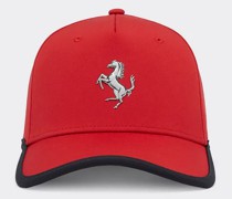 Ferrari Baseballkappe Mit „cavallino Rampante“-detail  Rosso Corsa