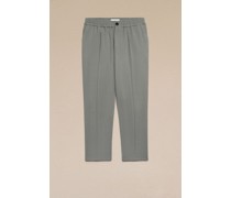 Cropped-Hose mit elastischem Taillenbund Grau für Männer