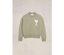 Off-White Ami De Coeur Pullover Grün Unisex