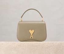 Schultertasche mit Logo-Schild Nude Unisex
