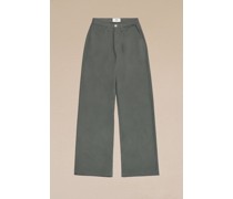 Lockere, gerade Hose Grau für Frauen