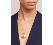 Ami de Cœur Halskette mit Plakette Gelb Unisex