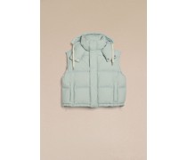 Ami Alexandre Mattiussi ärmellose Daunenjacke Blau Unisex