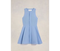 Kurzes Kleid mit versteckter Lasche Blau für Frauen