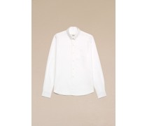 Button-down-Hemd Weiß Unisex