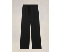 Weite Hose mit elastischem Taillenbund Schwarz für Männer