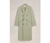Zweireihiger Mantel Grün für Frauen