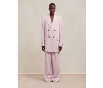 Zweireihige Oversize-Jacken Rosa für Frauen