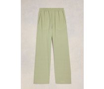 Weite Hose mit elastischem Taillenbund Grün für Männer