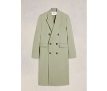 Zweireihiger Mantel Grün für Männer