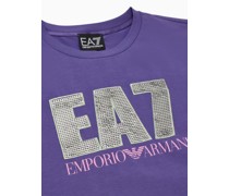 Logo Series Girl Cropped-t-shirt Aus Elastischer Bio-baumwolle