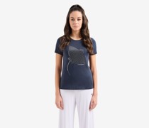 Costa Smeralda T-shirt mit Rundhalsausschnitt und Print, Gefertigt Aus Baumwolle