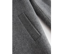 Mantel mit Gürtel - Grau