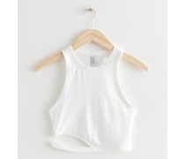 Tanktop mit Cut-Out - Weiß