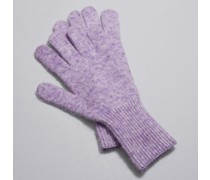 Handschuhe Aus Mohair-Woll-Mischung - Lila