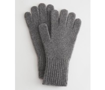 Handschuhe Aus Kaschmirstrick - Grau