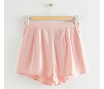 Weiche Pyjama-Shorts - Rosa
