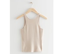 Tanktop Aus Lurex - Beige